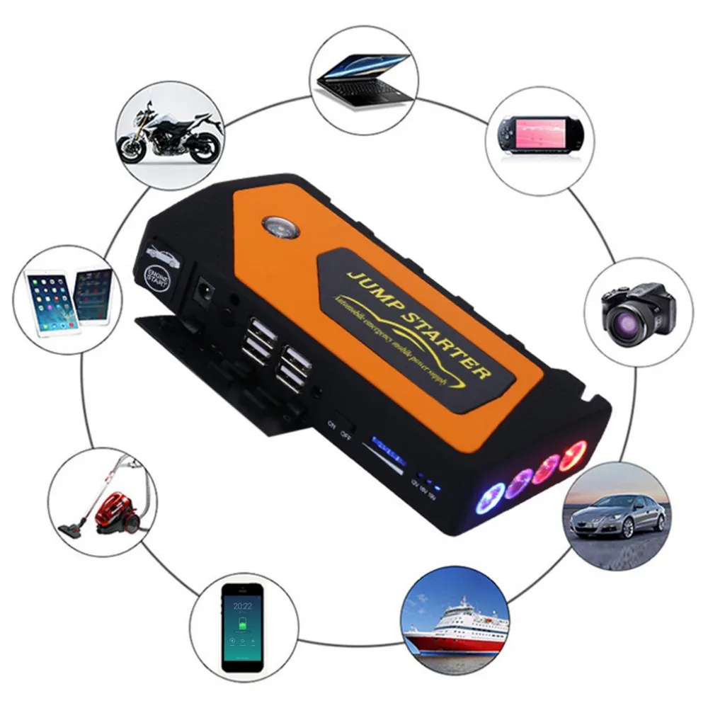 

18000mAh Portable Mini Car Start Battery Charger 12V Engine Booster Multifunctional Automobile Emergency Jump Starter Power Bank