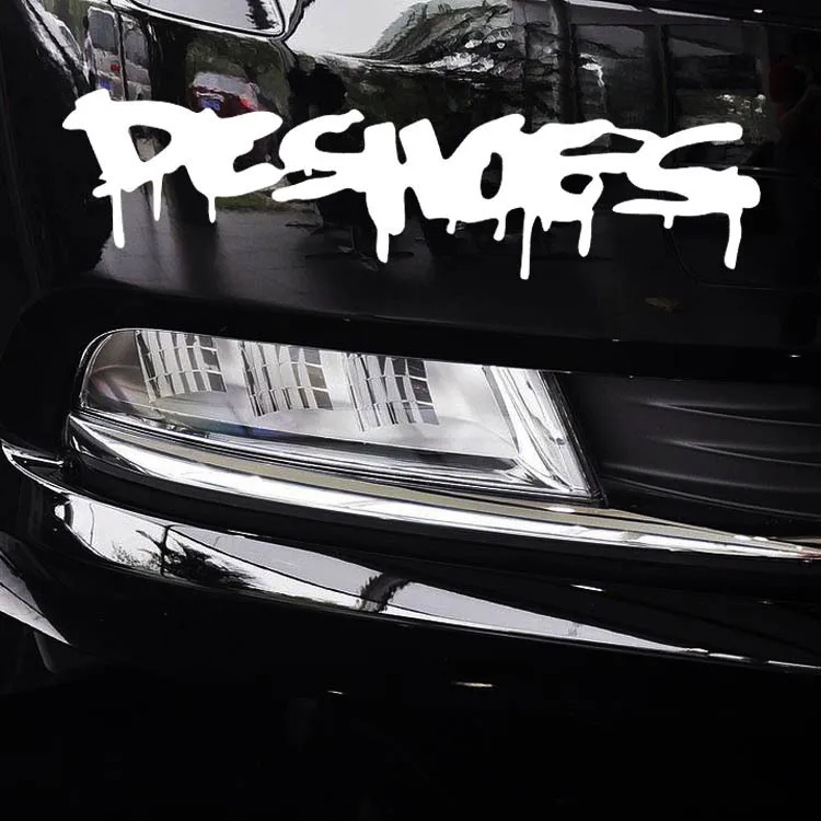 

Aliauto Car Styling Ken Block DC Shoes Car Sticker And Decal for Toyota Ford Chevrolet Volkswagen Skoda Honda Hyundai Kia Lada