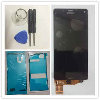 For Sony Xperia Z3 compact LCD Display Z3 mini LCD D5803 D5833 touch screen digitizer Assembly + Adhesive + Tools