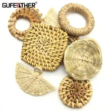 GUFEATHER M287, ювелирные аксессуары, Ювелирная фурнитура, вспомогательная часть, Бамбуковая подвеска, ручная работа, изготовление ювелирных изделий, diy серьги, 10 шт./лот