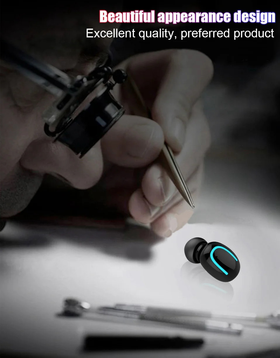 WHaY TWS 5.0 Bluetooth Headphones Wireless Earphone Stereo Earbuds Headset with Mic Charging Box for Phone Bluetooth Earphones   (7)