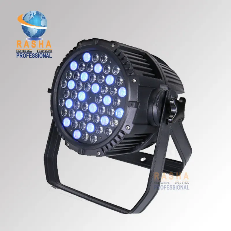 

Rasha High Quality High Power IP65 Waterproof 54*3W RGBW LED Par Light Outdoor IP65 DMX LED Par Can Stage Light DJ Light