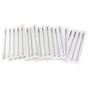 

Top Quality 50pcs Disposable Tattoo Needles Stainless Steel Size 11M1 Sterile Professional kit lining durable