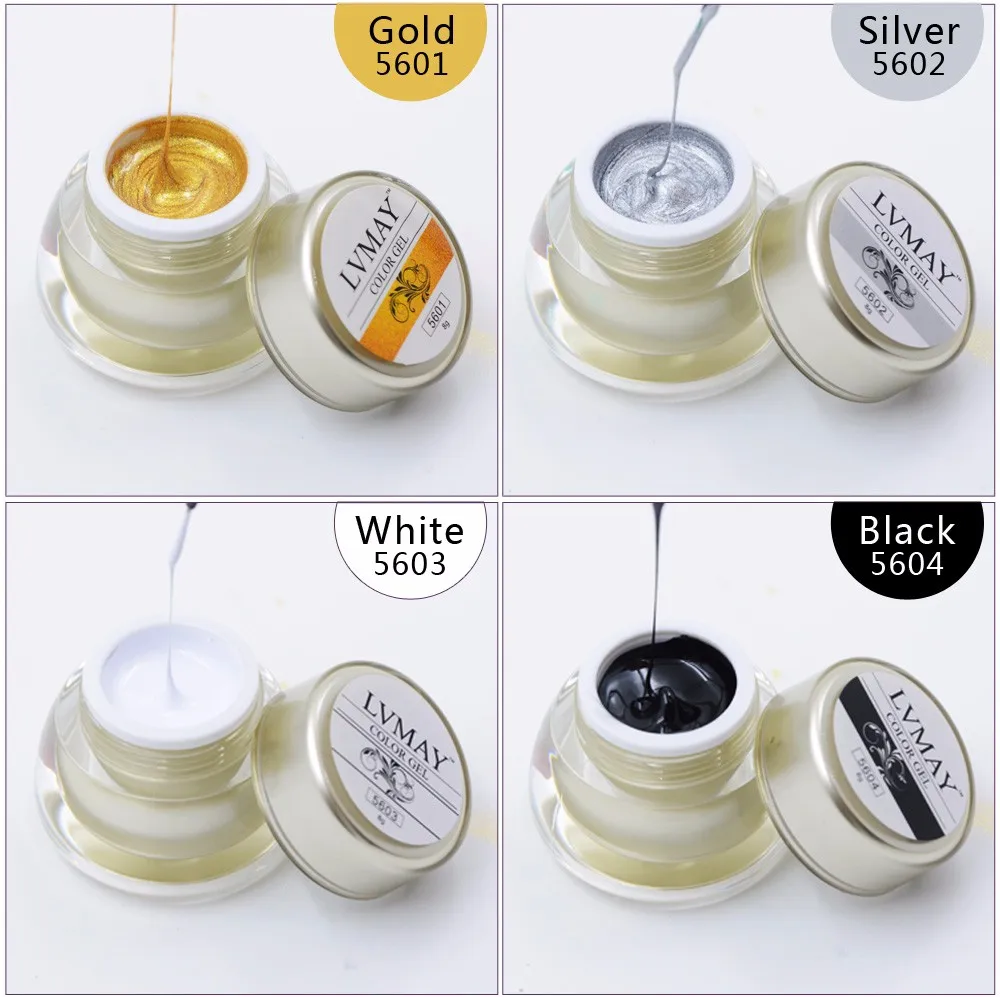 1 pcs Painting Gel Polish Pure Color