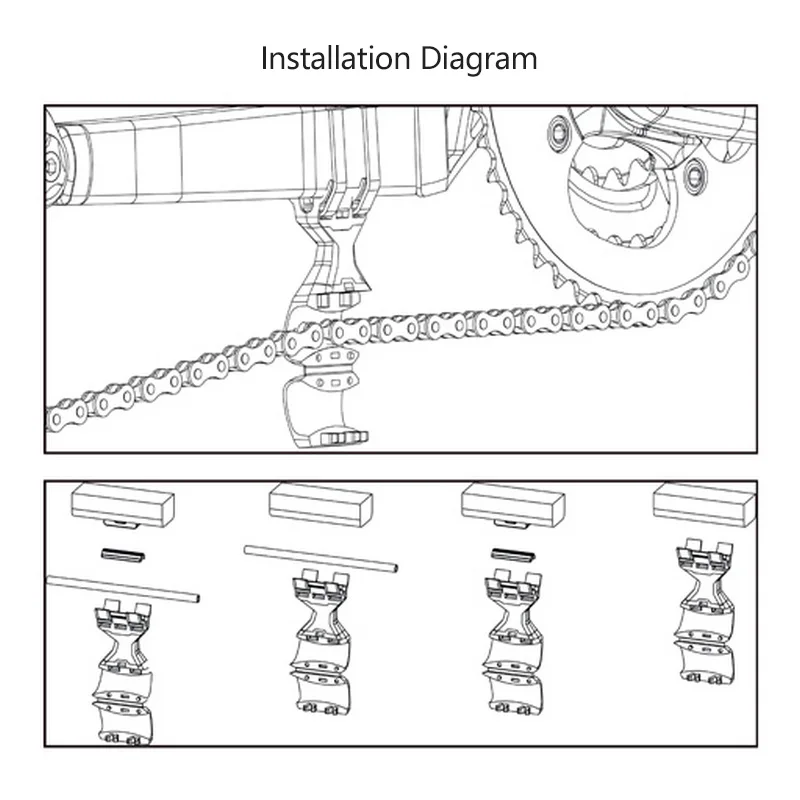 Cheap C-Guide Eco Bicycle Chain Tensioner Bike Chain Guide Retention System Drop Catcher Bike Parts Bicycle Accessories AM DH TAIWAN 3 Cheap C-Guide Eco Bicycle Chain Tensioner Bike Chain Guide Retention System Drop Catcher Bike Parts Bicycle Accessories AM DH TAIWAN 3