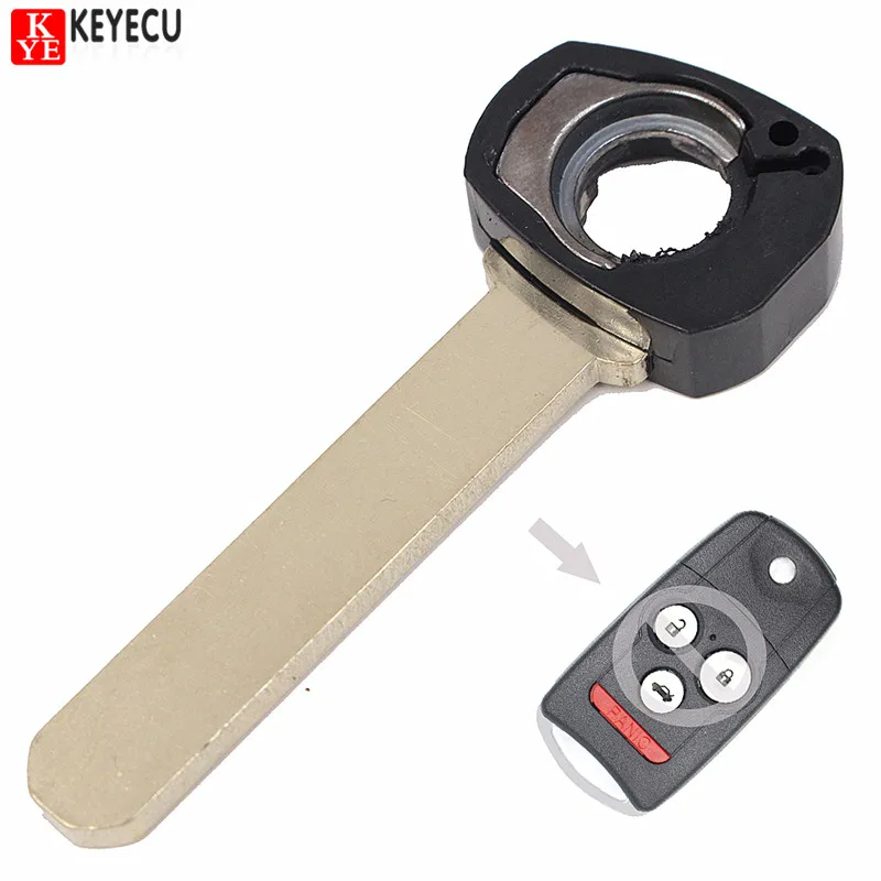 KEYECU 10pcs/lot New Replacement Uncut Ignition Insert Key Blade for Acura MDX RDX TL TSX | Автомобили и мотоциклы