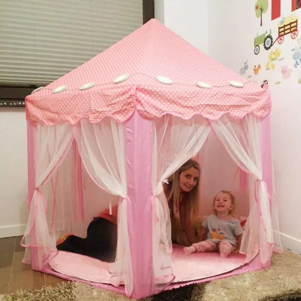 

Tent Pool Play House Ball Pool Princess Girl's Castle Play House Kids Small House Folding Playtent Baby Beach Game
