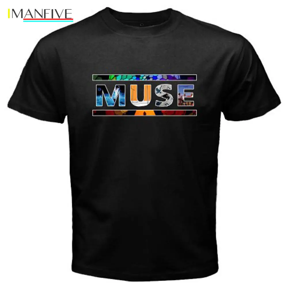 

2019 Summer T Shirt Muse Logo Crew Neck Regular Short Sleeve Tee Shirt For Men Short Casual Cotton t shirt