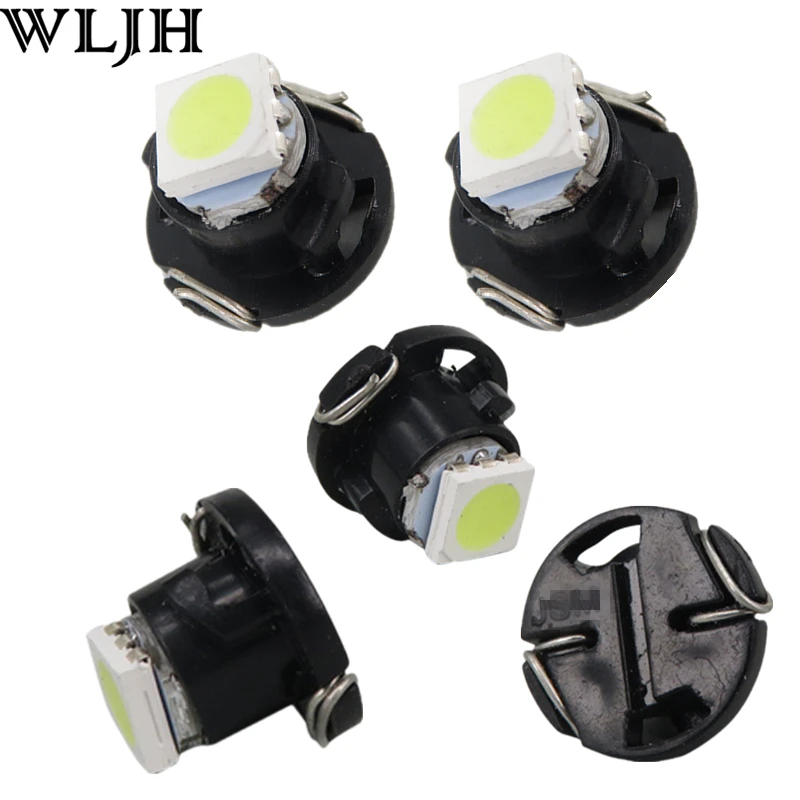 

WLJH 20X Neo Wedge T4.7 T3 T4.2 Led Instrument Switch Radio Climate Control Bulb Ac Panel Gauge Speedo Dashboard Indicator Light