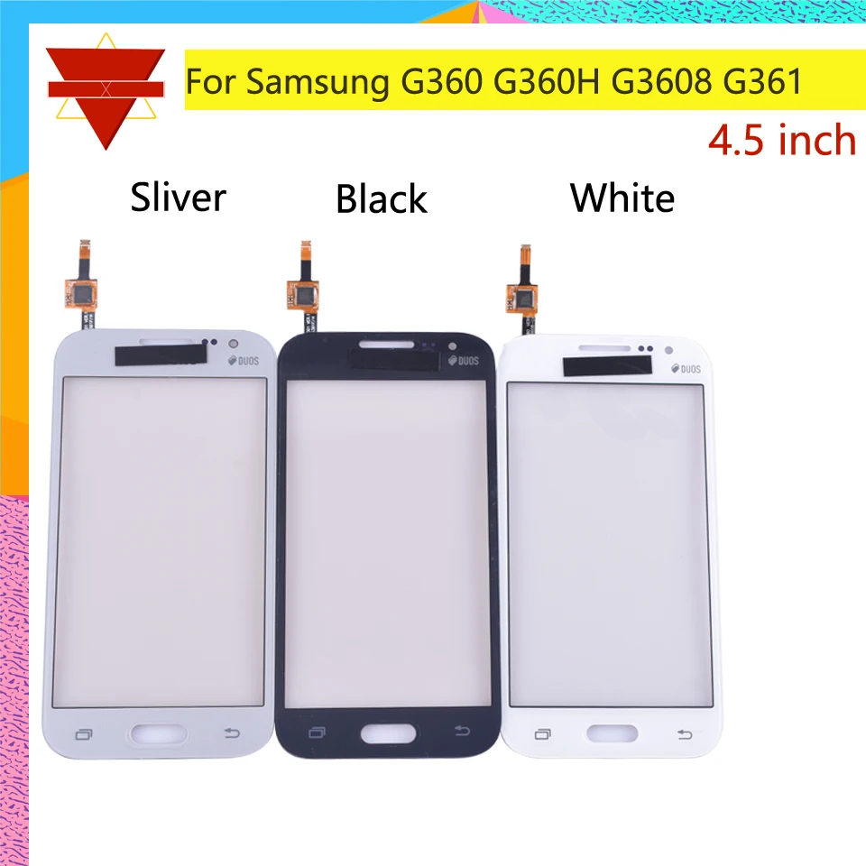 50 шт./партия для samsung Galaxy Duos Core Prime G360 G360H G3608 G361 G361H G361F сенсорный экран дигитайзер
