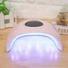 Ногтей для ногтей 24 Вт ЖК-дисплей УФ-сушка для ногтей Двойные источники света Гель-лак легкий аппарат для маникюра машина для ногтей