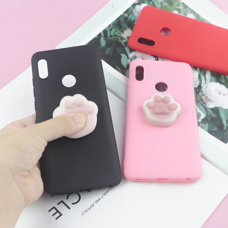 

3D Squishy Toys Cute Cat Case For Huawei Honor 4C Pro 5C 5X 6C 6A 6X 7A 7C 8 Pro 8X Cute Candy Cover Funny Cat Cases