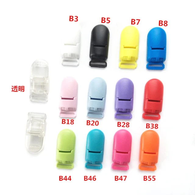 Clips Transparentes de Chupeta para Bebês: Uma Essencial para o Conforto e Segurança 2 Clipes de Chupeta Transparentes para Bebês: Essenciais para o Conforto e a Segurança