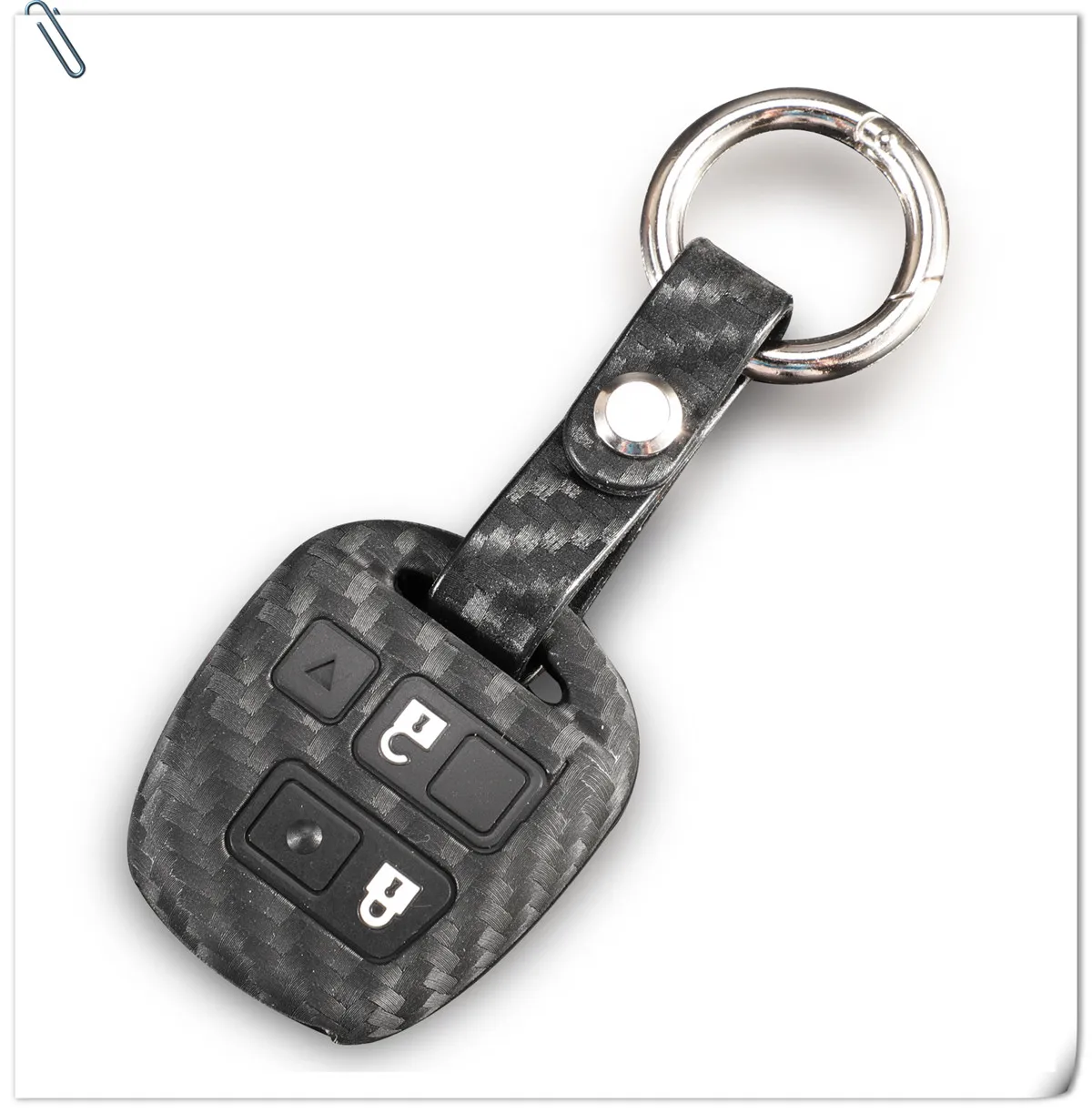 Keyforkess Carbon Car Styling Cover portachiavi in Silicone per Lexus RX300 ES300 LS400 GX460 Toyota RAV4 Avensis Camry Corolla 4 Keyforkess Carbon Car Styling Cover portachiavi in Silicone per Lexus RX300 ES300 LS400 GX460 Toyota RAV4 Avensis Camry Corolla -