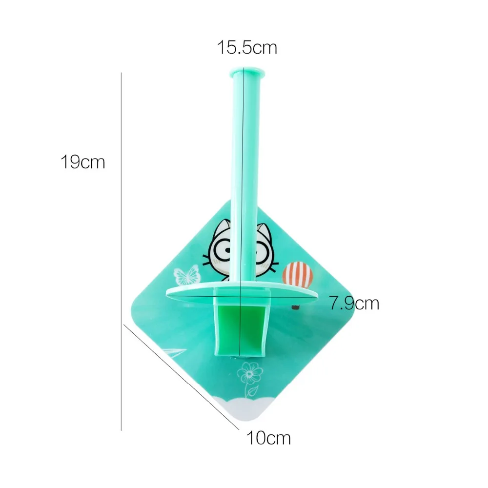Мультяшный настенный держатель для туалетной бумаги, держатель для ванной, бумажный держатель для полотенец, бумажные салфетки в рулонах, подвесная полка, крючок, аксессуары для ванной