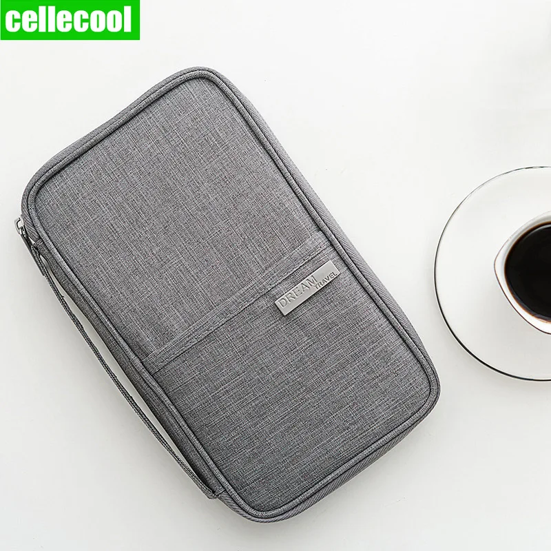 New Passport Travel Wallet Passport Holder Multi-Function Credit Card Package ID Pack Clutch  Document Multi-Card Storage