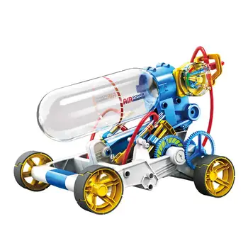 

DIY Assembled Air Engine Motor Car Model Physics Experiment Science Learning Educational Toys Birthday Gift for Children