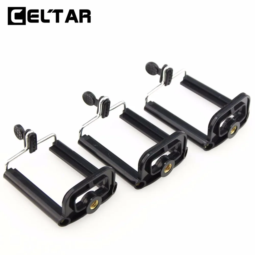 3Pcs U Type Clip Clincher Selfie Stick Clamp Adjustable