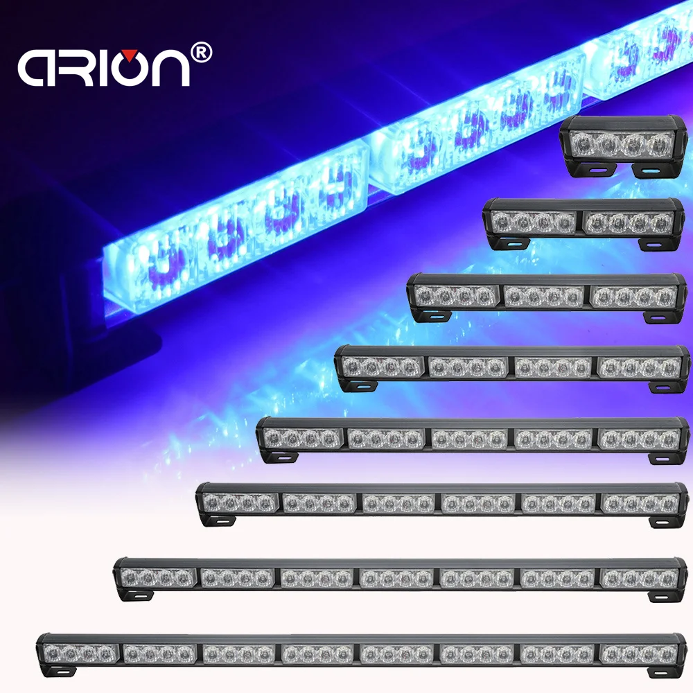 

car-styling 8-32led car Emergency Traffic Advisor Warning Flash Strobe Light Bar Blue led working traffic light