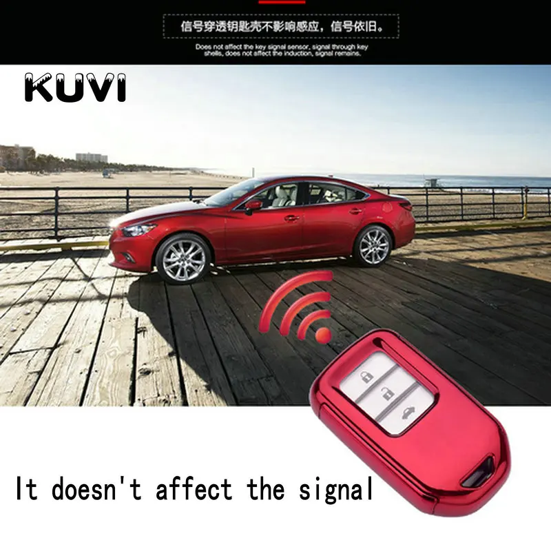 Брелок чехол подходит для Honda Accord Civic CR-V CRV городской Джаз Elantra IX35 аксессуары Santafe брелок крепление