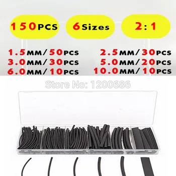 

Heat Shrink Tube Tubing Sleeving Wrap Wire Cable Kit (150 PCS)