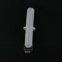 20 50pcs 4mm Tee 3 Way Aquarium Air Pump Line Tubing Joints 4mm Straight Connectors  For Fish Tank Accessories 2