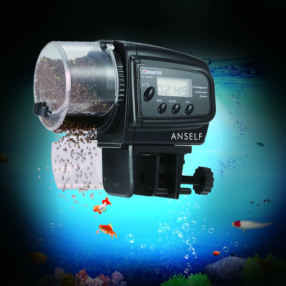 Digital LCD Automatic Aquarium Tank Auto Fish Feeder Timer Automatic