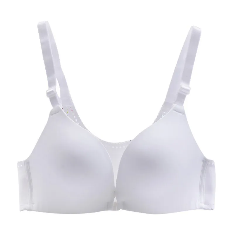 Breathable Padded Push Up Cotton Bra Wire Free Cotton Adjustable