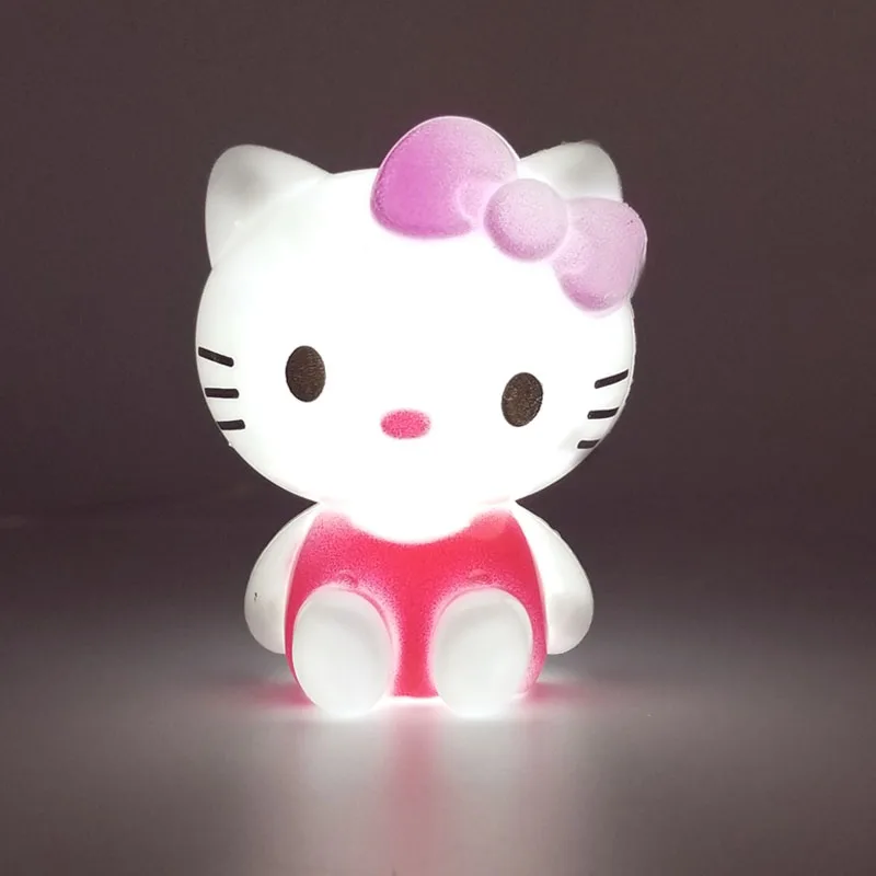 Hello Kitty LED Night Light AC220V 110V Cartoon Night Lamp With US Plug