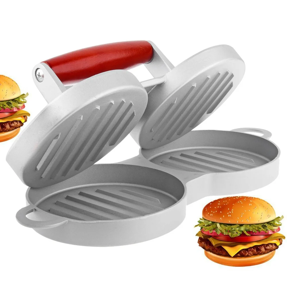 Double Hamburger Press Burger Press Hamburger Press Hamburger Maker Double Press Kitchen Tool