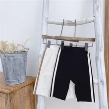 Летняя одежда для маленьких девочек; летние хлопковые шорты для девочек; 5 штанов; Удобные леггинсы в Корейском стиле; Детская летняя Новинка