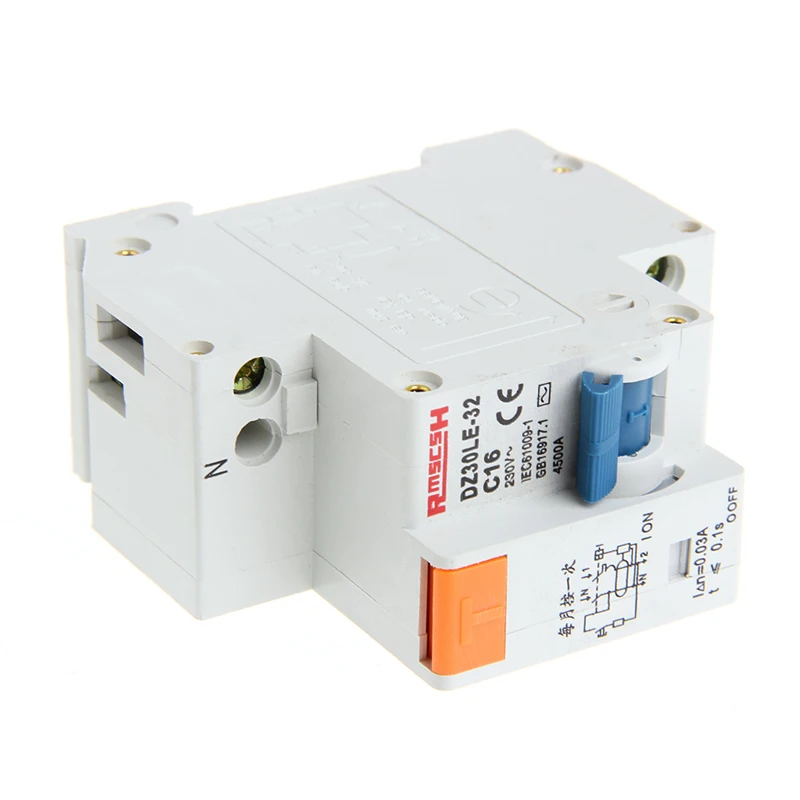 

DPNL 1DPNL16A 230 V ~ 50 HZ / 60 HZ 1 P + N Protection Leakage Circuit Breaker