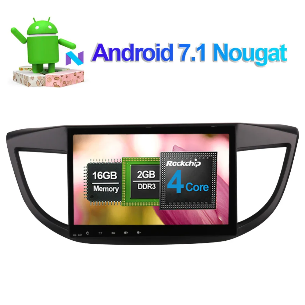 Excellent 10.1 Inch Android IPS Screen Car Radio Stereo For Honda CRV CR-V 2012 2013 2014 2015 2016 Car GPS Navigation Multimedia Player 1