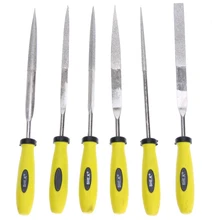 6pcs 4mm Metal File Mini Assorted Rasp Diamond Needle File Set Repair Tool Jewelry Wood Grinding Hardware Tools