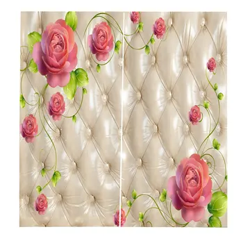 

BJQ-1401 Modern Design Curtain Panel Curtains for Home Kitchen Living Room Bedroom Curtain for Window Decoration