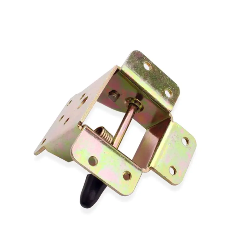 NEW Products 4X Iron Locking Folding Table Chair Leg Brackets Hinge Self Lock Foldable Hinges