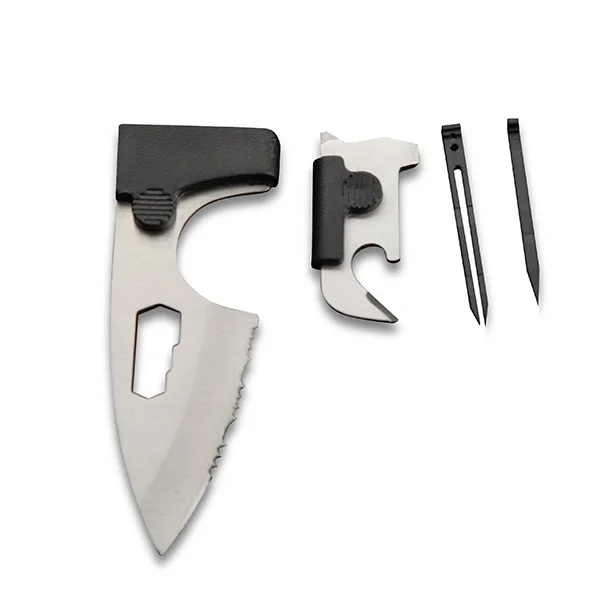 Набор контактов для тестирования 10 в 1 Многофункциональный кредитной карты зубчатые Ножи компаньон инструменты с компасом увеличительное Отвертка Пинцет консервный нож для зубочисток
