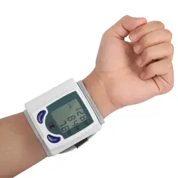 Домашний автоматический запястье цифровой ЖК-монитор кровяного давления портативный тонометр метр для кровяного давления метр Oximetro De Dedo hot