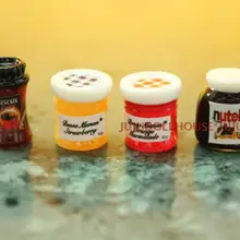 Миниатюрный Кукольный дом из глины комбинированные сцены мини-имитация варенья кофе