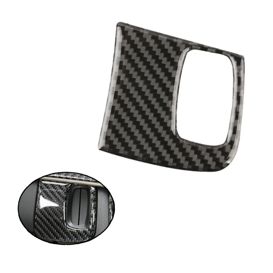

For Audi A4 B8 A5 2009 2010 2011 2012 2013 2014 2015 Carbon Fiber Key Engine Start Hole Panel Frame Cover Trim