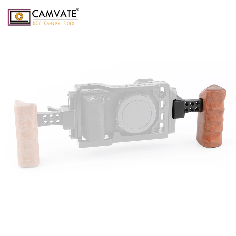CAMVATE DSLR деревянная ручка (левая) C1537 аксессуары для фотосъемки|Аксессуары