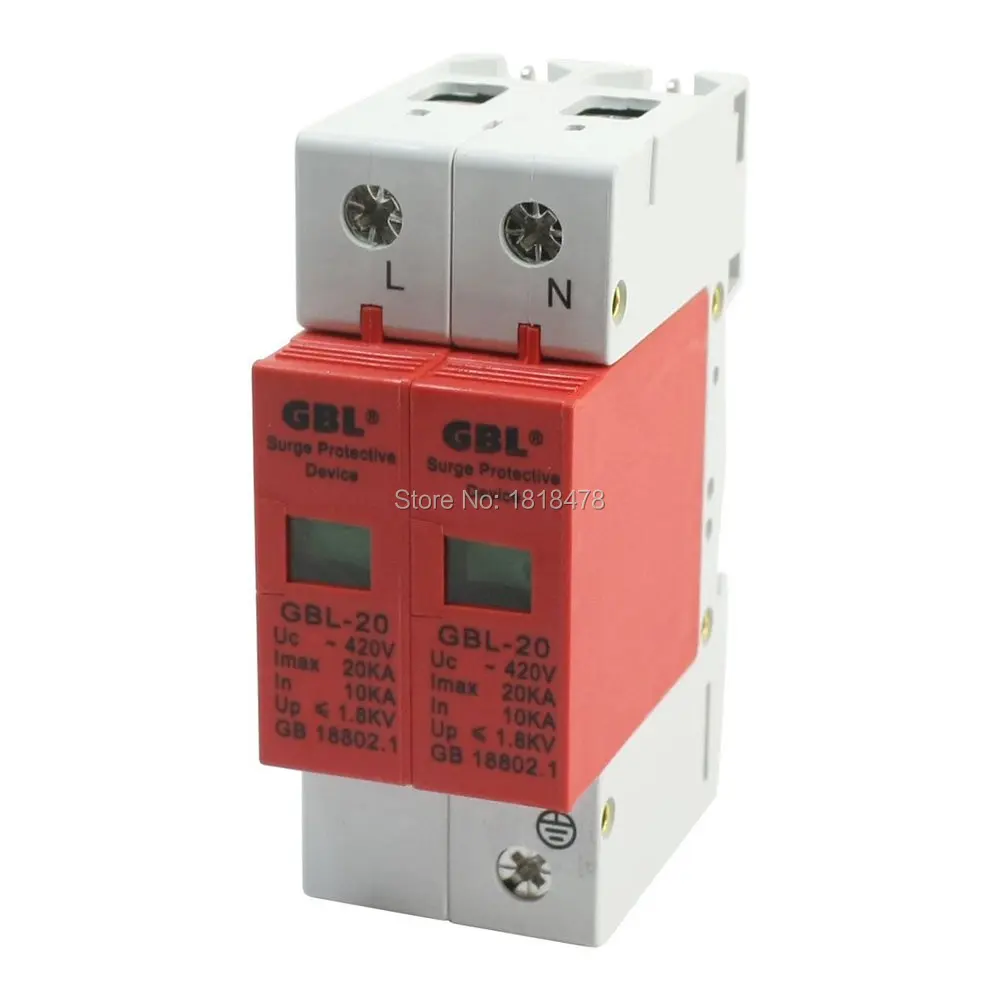 GBL 20 AC 385V 20KA DIN Rail Mount Circuit Breaker Surge Protective Devicein Circuit Breakers
