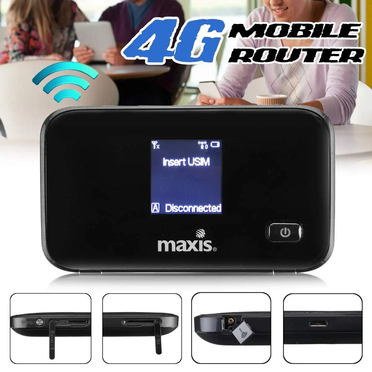 

3G 4G LTE Routers Portable Wireless Mobile Hotspot Router SIM TF Card Slot For Cellphone