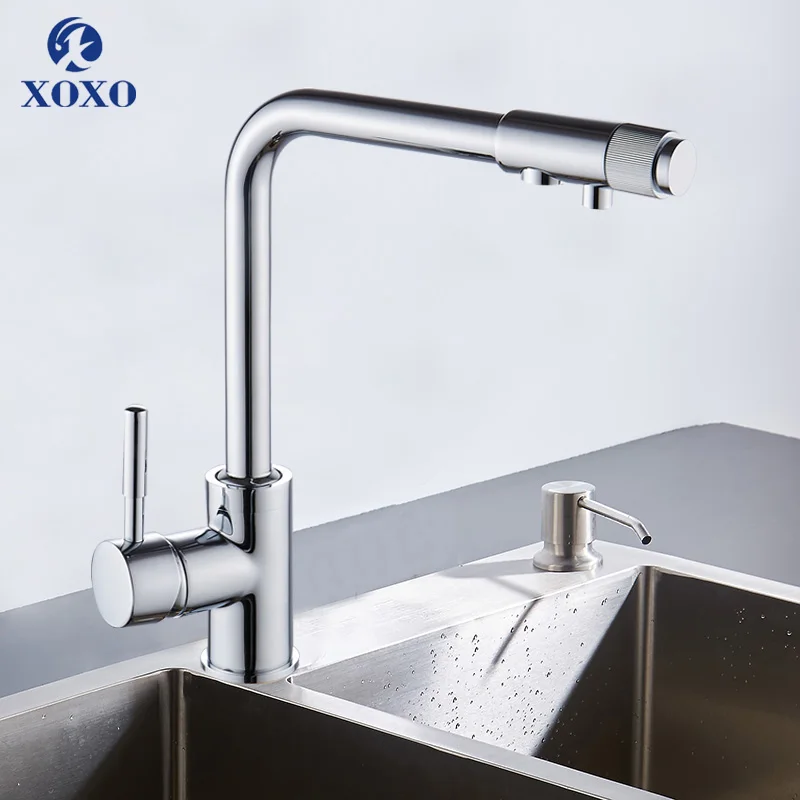 XOXO Kitchen Purify Faucets Drinking Water Filter Kitchen Deck Mounted Mixer Tap Pure Water Filter  - 32994162578