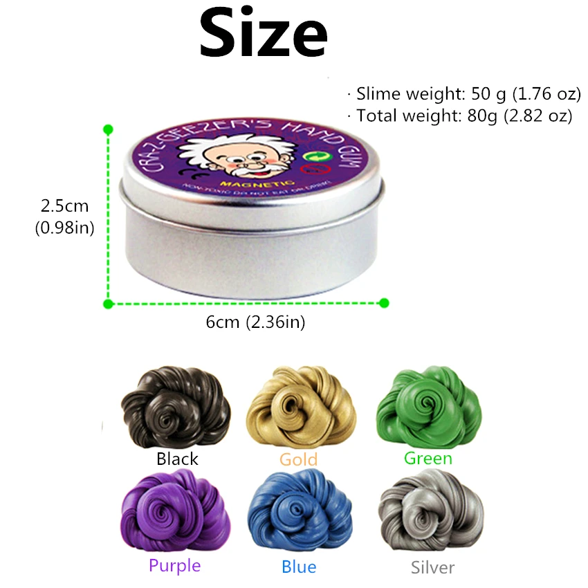Diy Magnetic Slime Polymer Clay Intelligent Rubber Magnet Plasticine Mud Magic Hand Elasticity Bounce Slime Toys Kids Gift Putty Diy Magnetic Slime Polymer Clay Intelligent Rubber Magnet Plasticine Mud Magic Hand Elasticity Bounce Slime Toys Kids Gift Putty