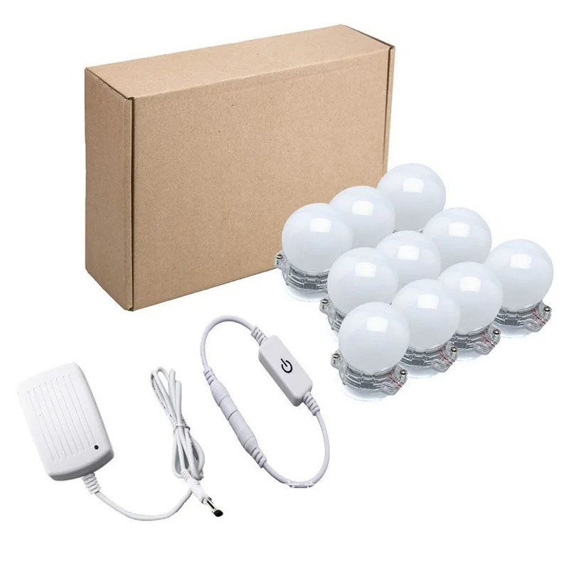 

Makeup Vanity LED Light 10 Bulbs 2W Kit for Dressing TableWall Lamp Bulb