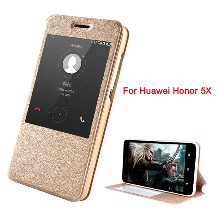 For Huawei Honor 5X Case Flip Leather Phone Cover Case For Huawei Honor 5X Case Luxury Original Coque For Honor 5X Cover -