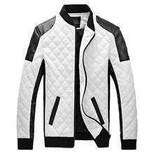 Зимние и осенние мужские куртки с длинным рукавом, большие размеры, S M L XL 2XL 3XL, 5XL, белый, черный цвет, модные деловые повседневные мужские пальто из искусственной кожи