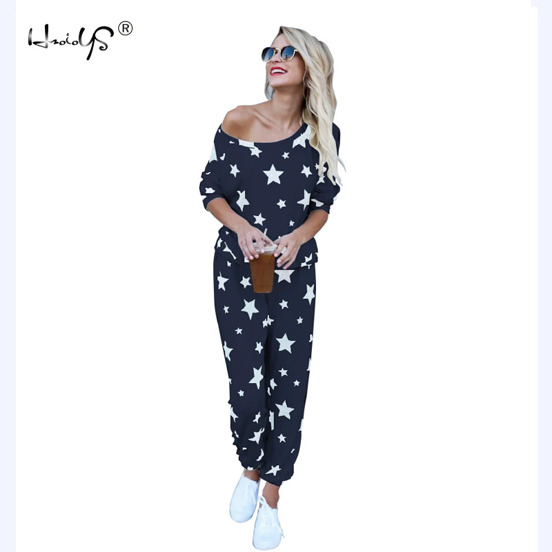 

Women 2 Piece Set 2018 Autumn Women Top and Pants Tracksuit Sportswear Casual Sweat Pants Sweatshirt Women's Set Home Suit