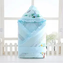 Детский Конверт зимний хлопсм ковый Пеленальный обертывание 90*90 см одеяло